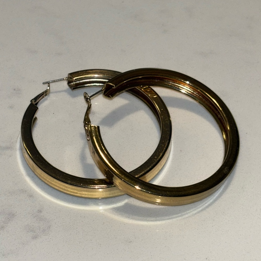 Gold Hoop Earrings